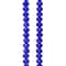 12 Pack: Sapphire Glass Rondelle Beads, 8mm by Bead Landing™